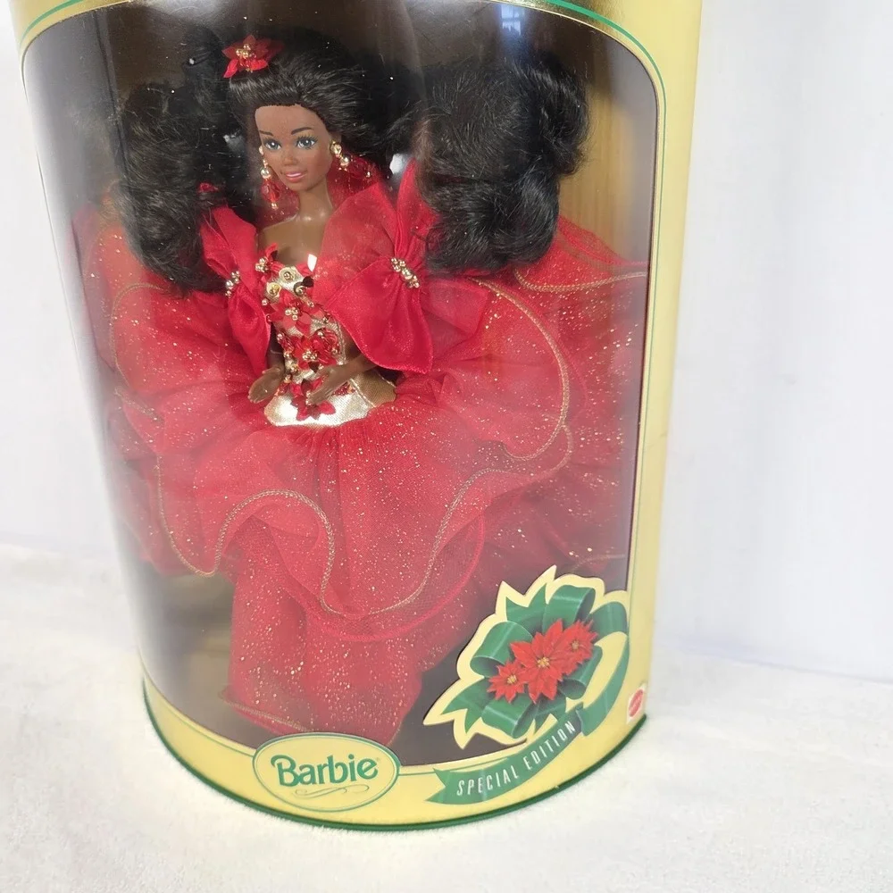 1993 Happy Holidays African American Barbie Doll Special Edition Mattel 10911